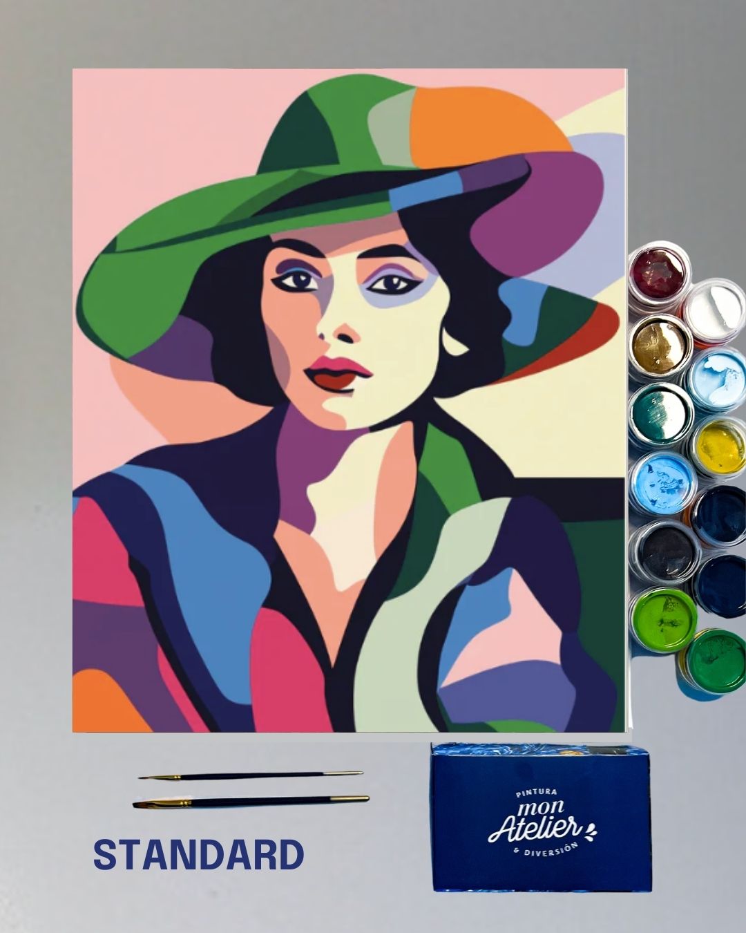 PINTURA POR NÚMERO STANDARD - POP WOMAN