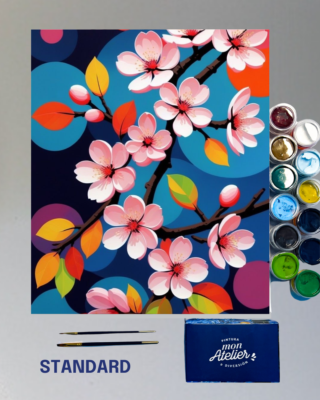 PINTURA POR NÚMERO - FLORES