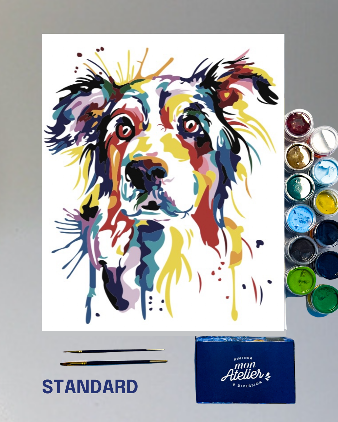 PINTURA POR NÚMERO - PERRO #6