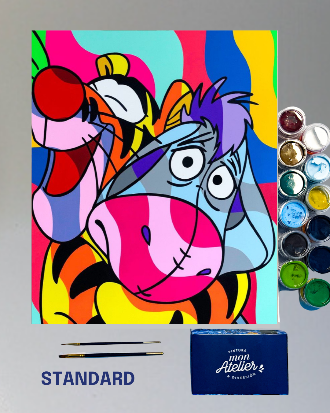 PINTURA POR NÚMERO - IGOR Y TIGER