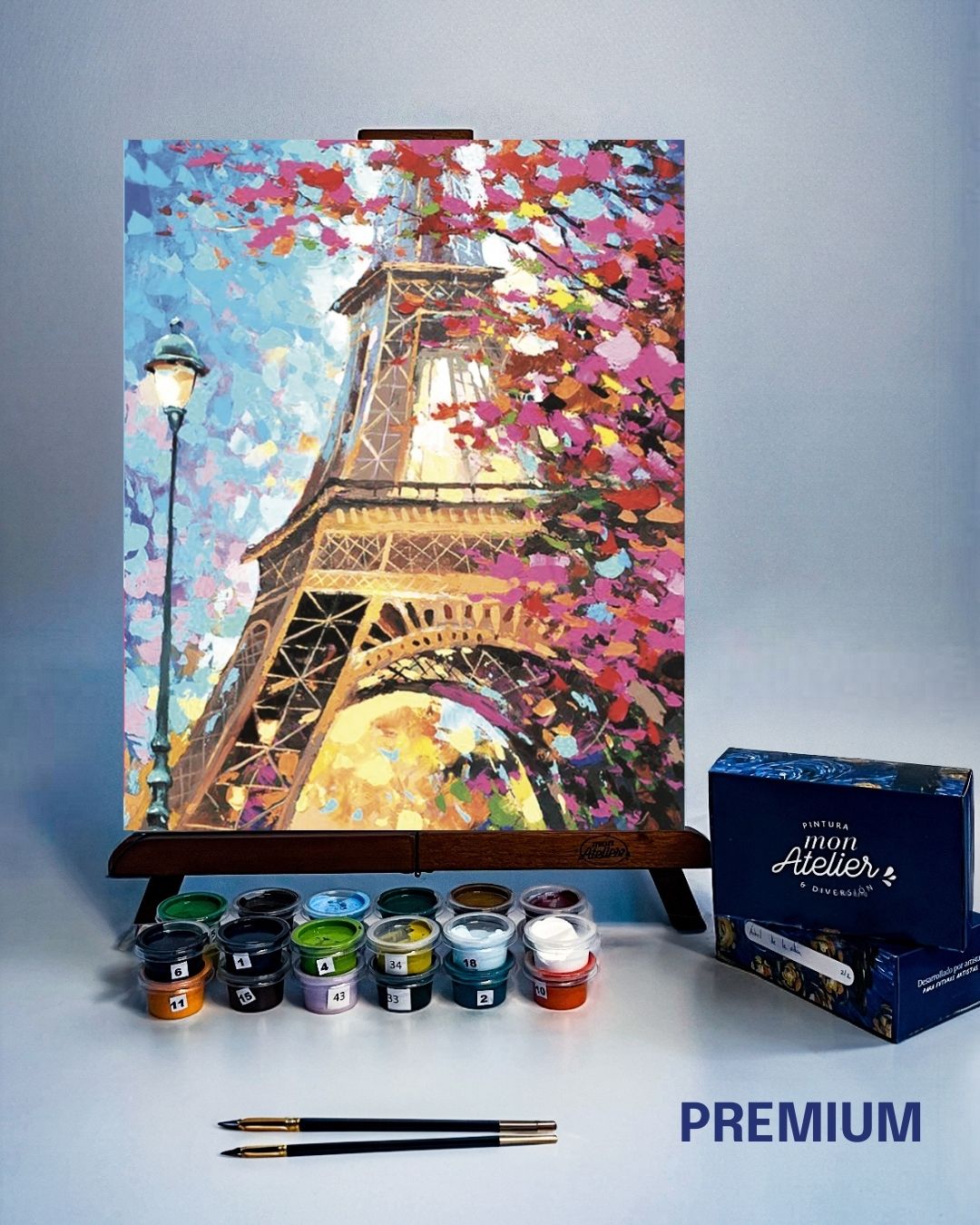 PINTURA POR NÚMERO- TORRE EIFFEL