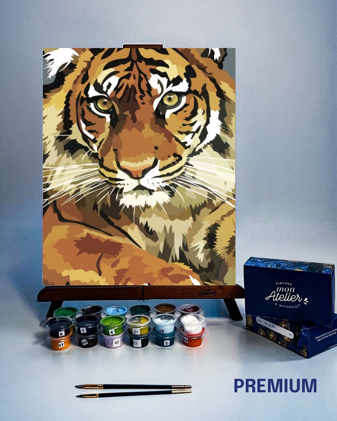 PINTURA POR NÚMERO - TIGRE