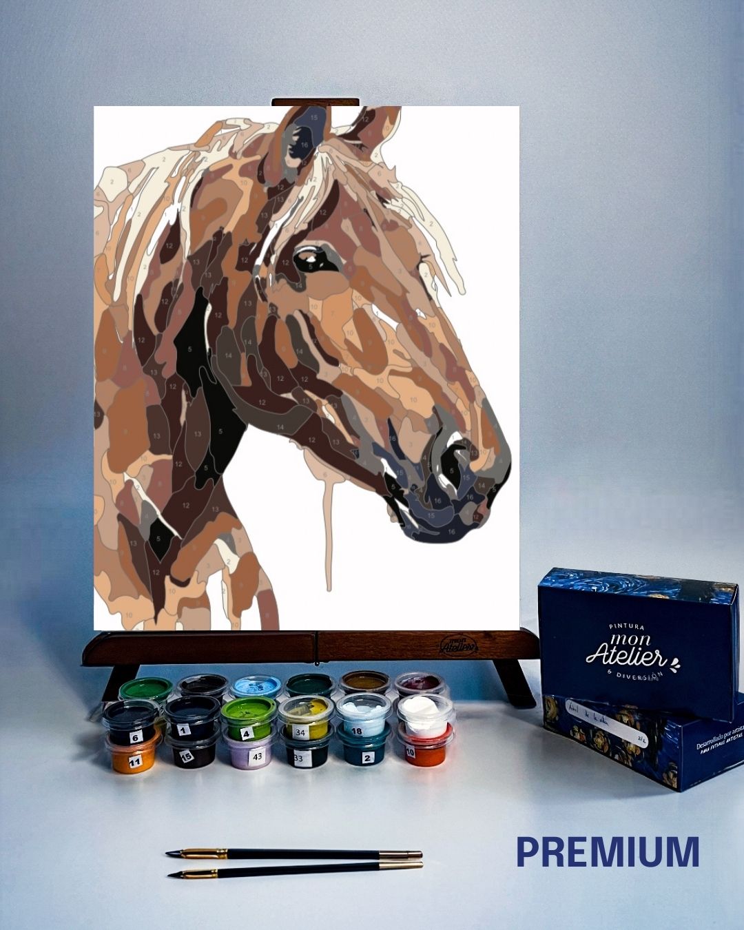 PINTURA POR NÚMERO- CABALLO