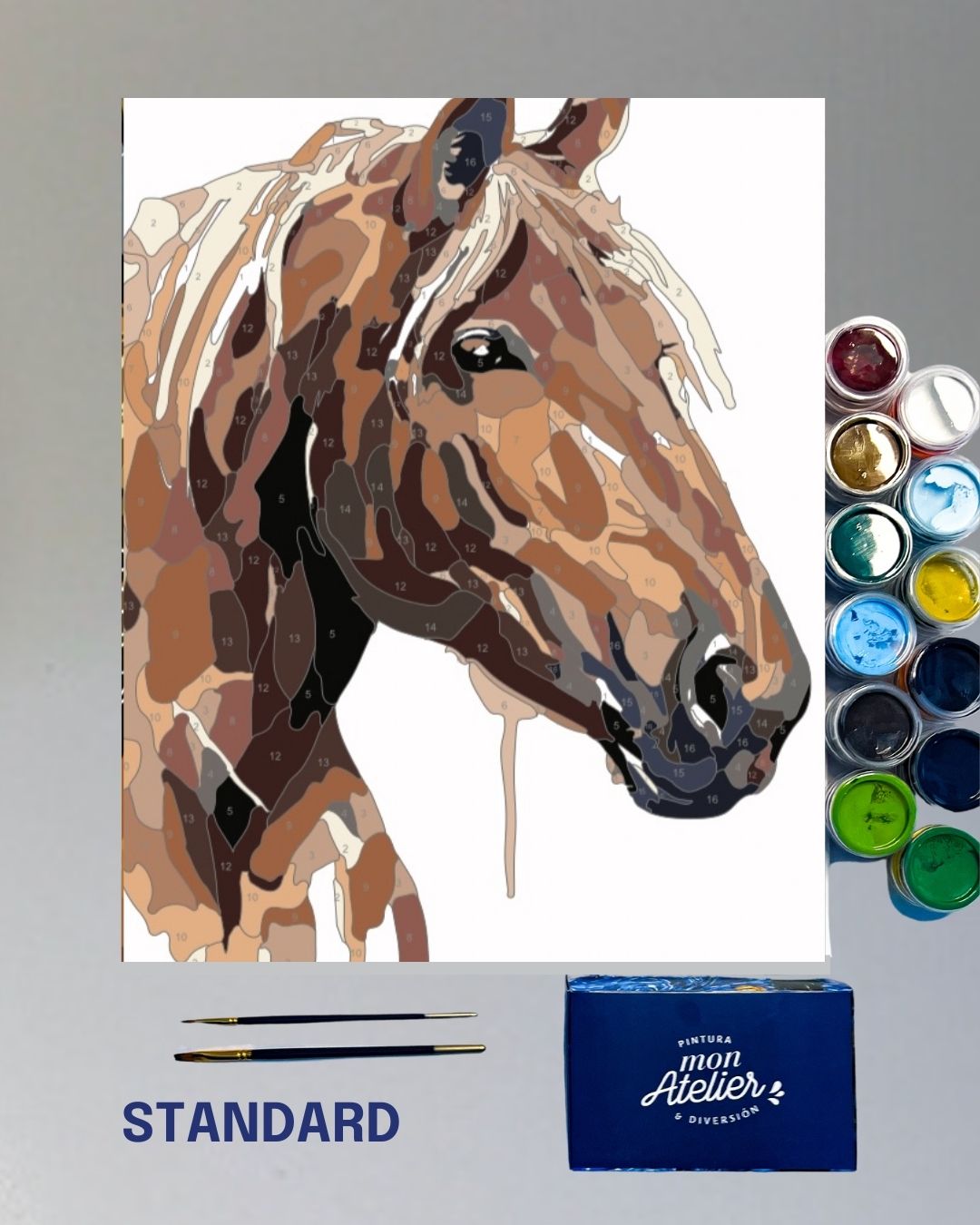 PINTURA POR NÚMERO STANDARD - CABALLO