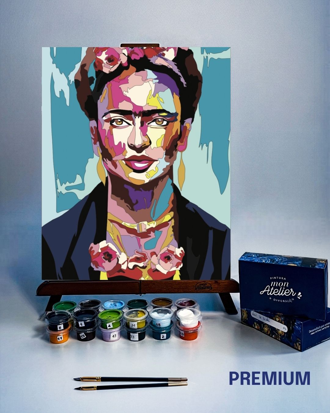 PINTURA POR NÚMERO- FRIDA KHALO