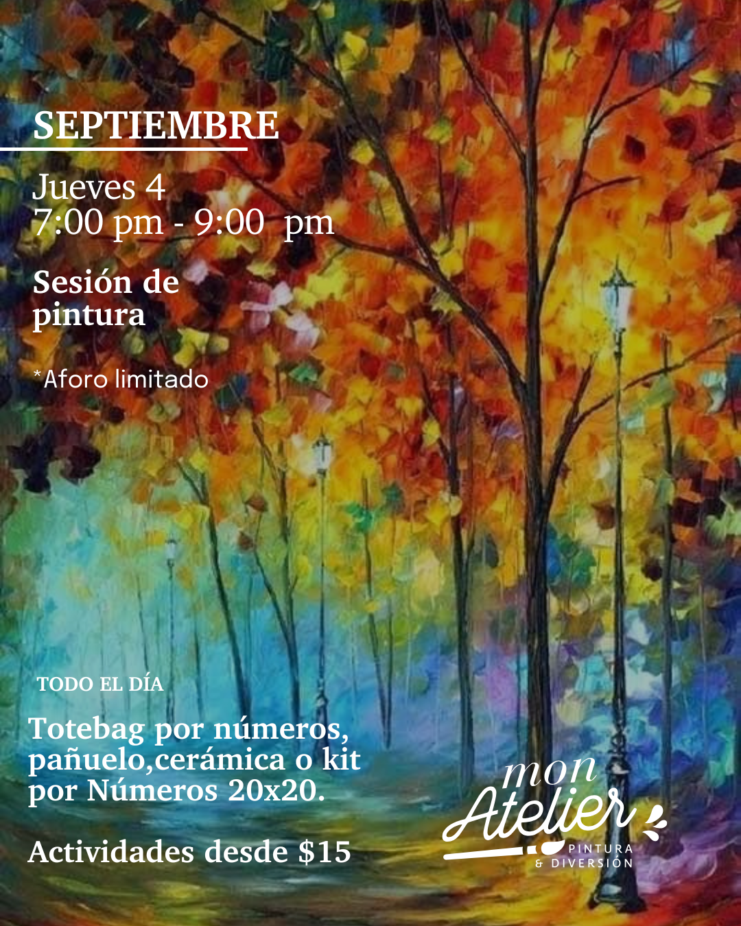 Actividad de Pintura en Quito – Jueves 04 de Septiembre