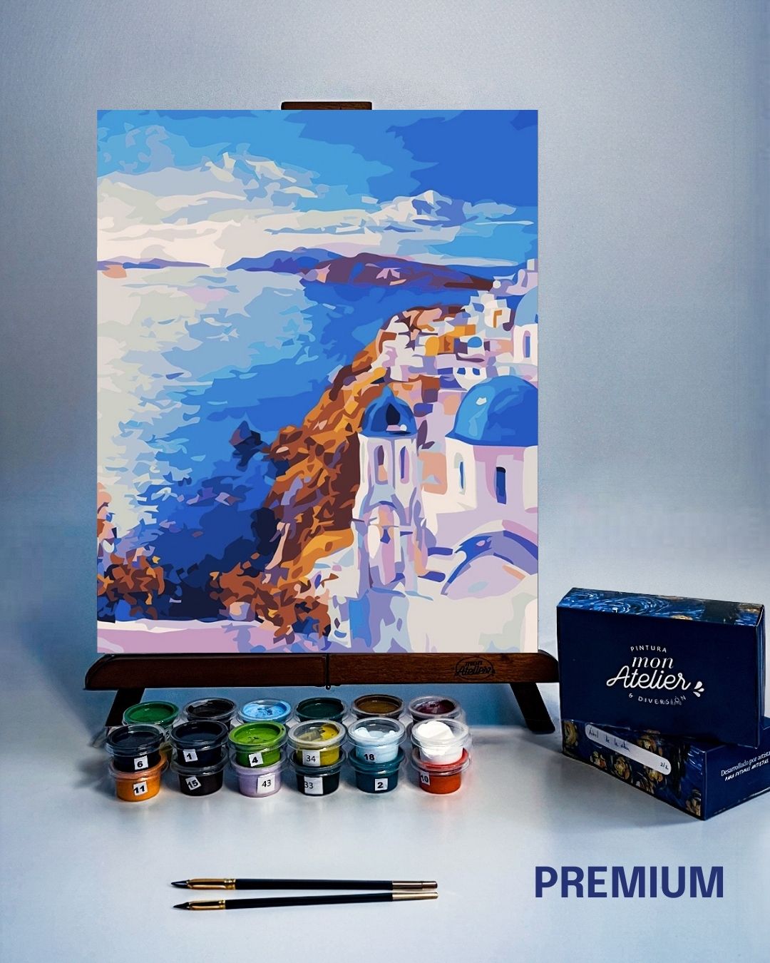 PINTURA POR NÚMERO- SANTORINI