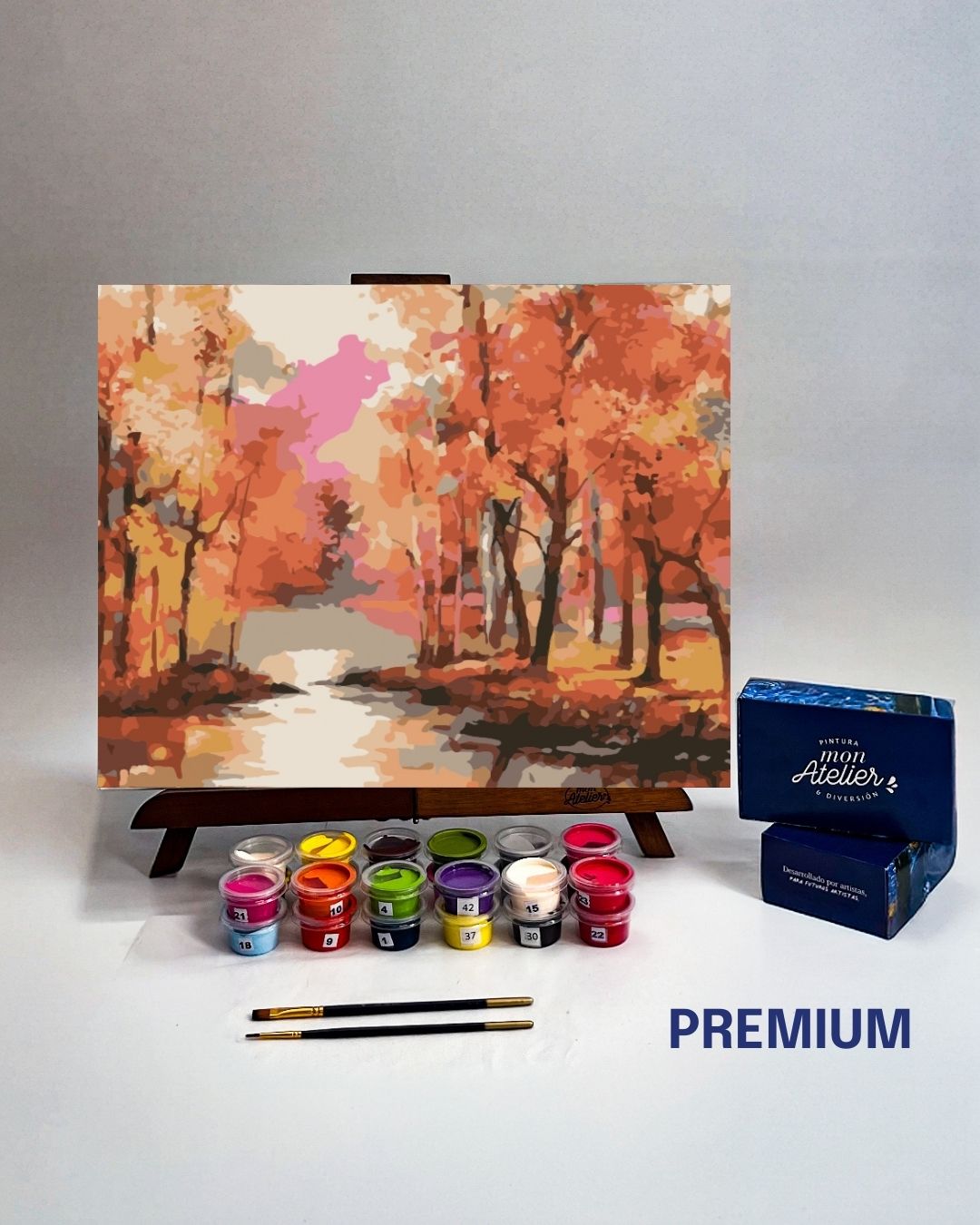 PINTURA POR NÚMERO- BOSQUE DE OTOÑO