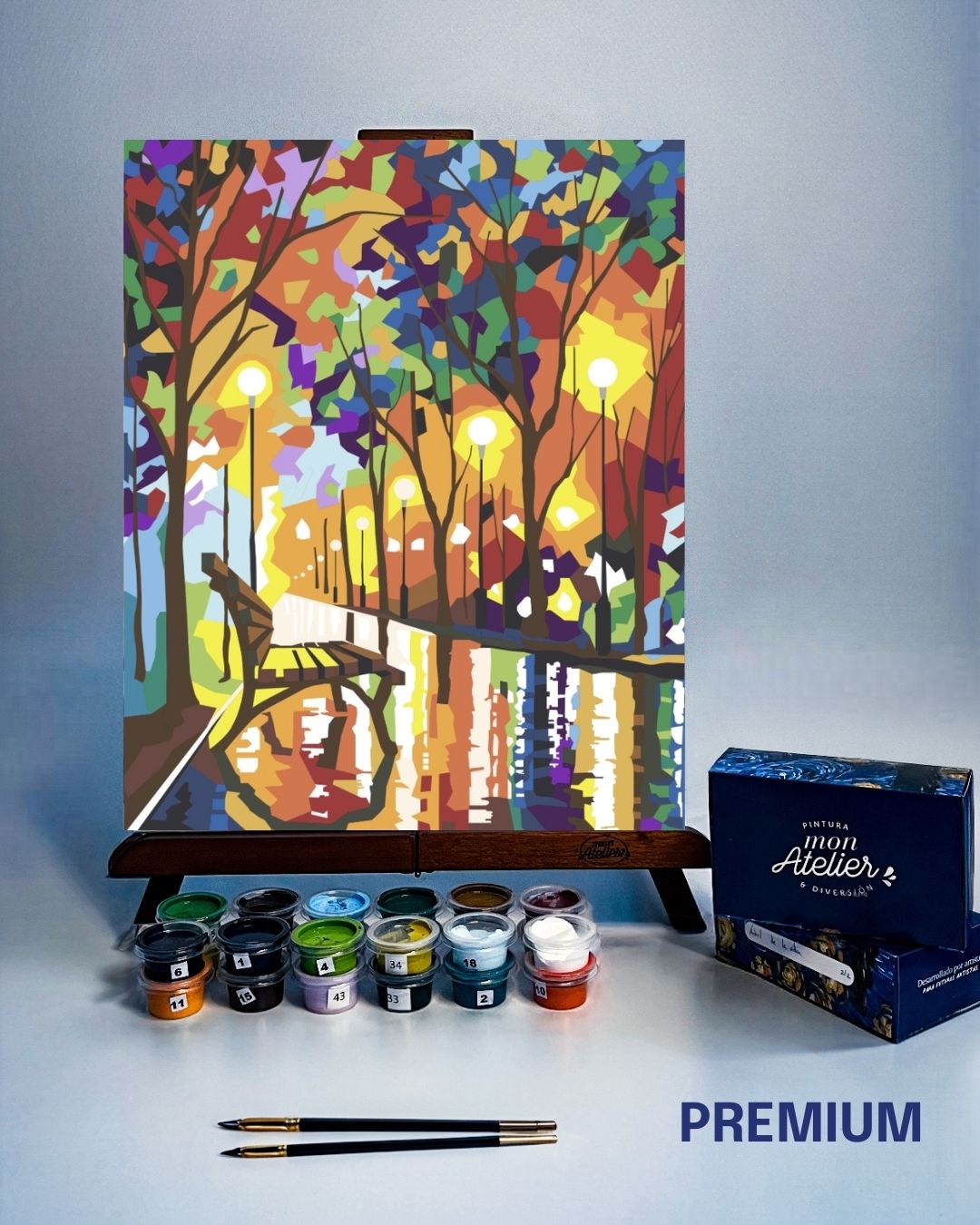 PINTURA POR NÚMERO - PARQUE DE CLORES