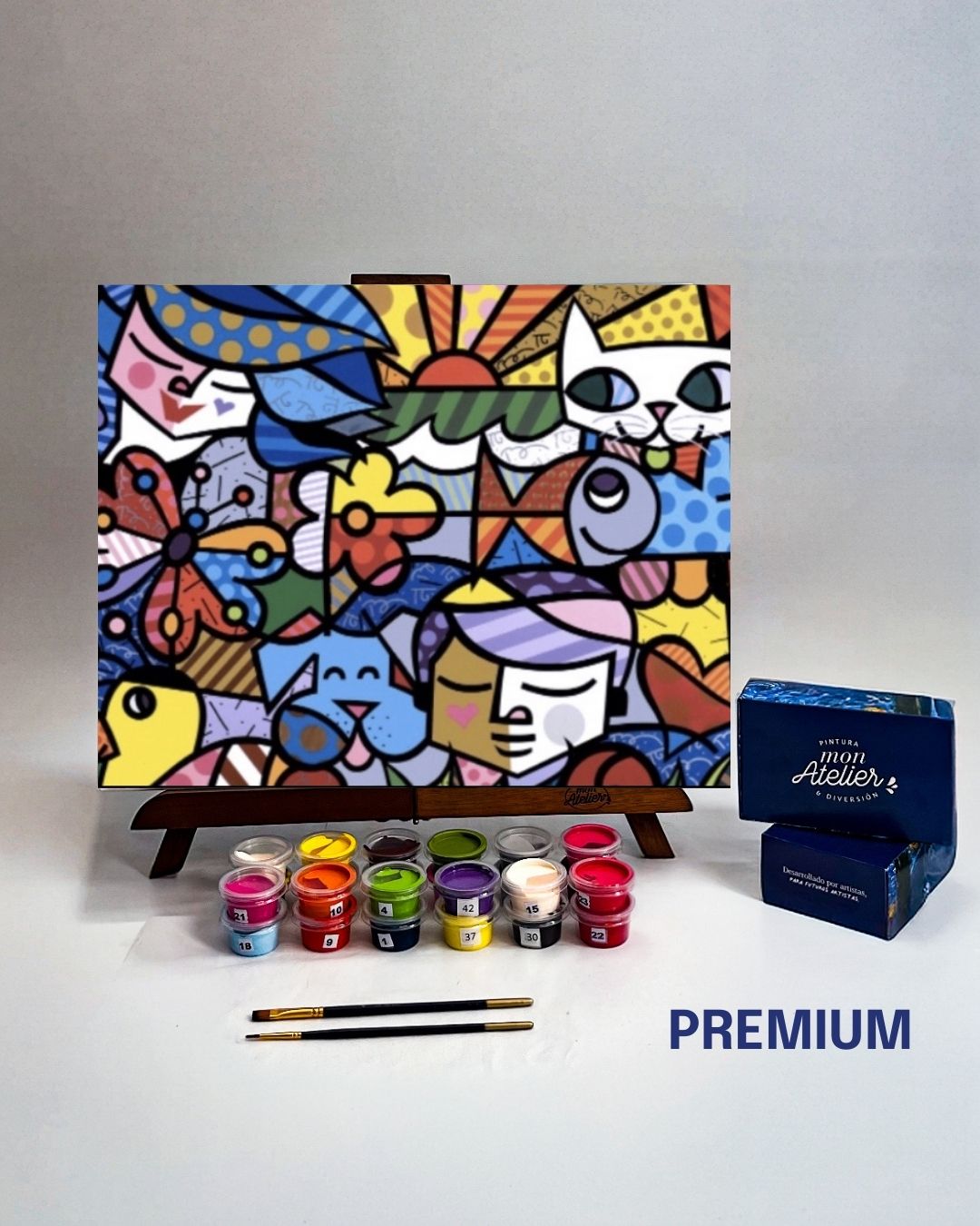 PINTURA POR NÚMERO- BRITO COLLAGE