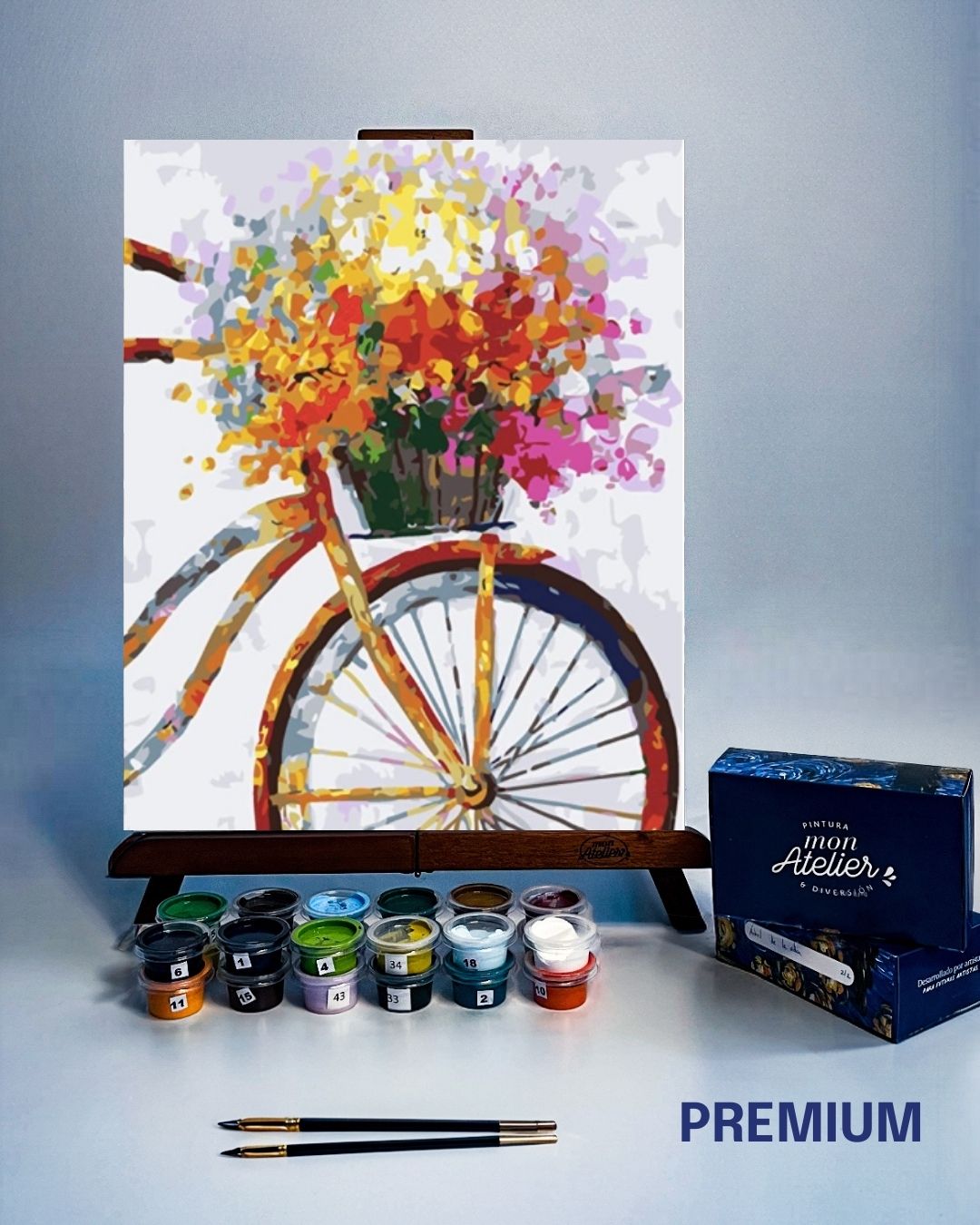 PINTURA POR NÚMERO - BICICLETA