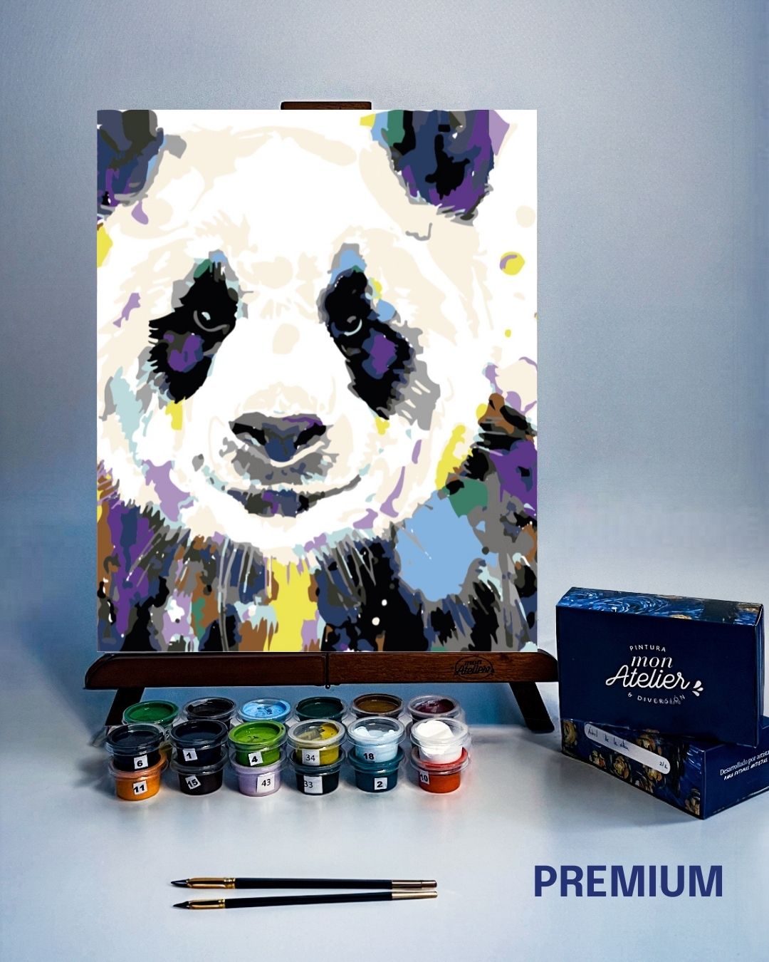 PINTURA POR NÚMERO - PANDA