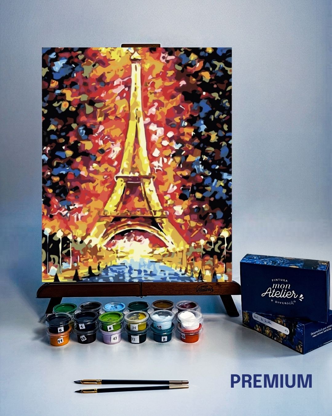 PINTURA POR NÚMERO- NOCHE EN PARIS