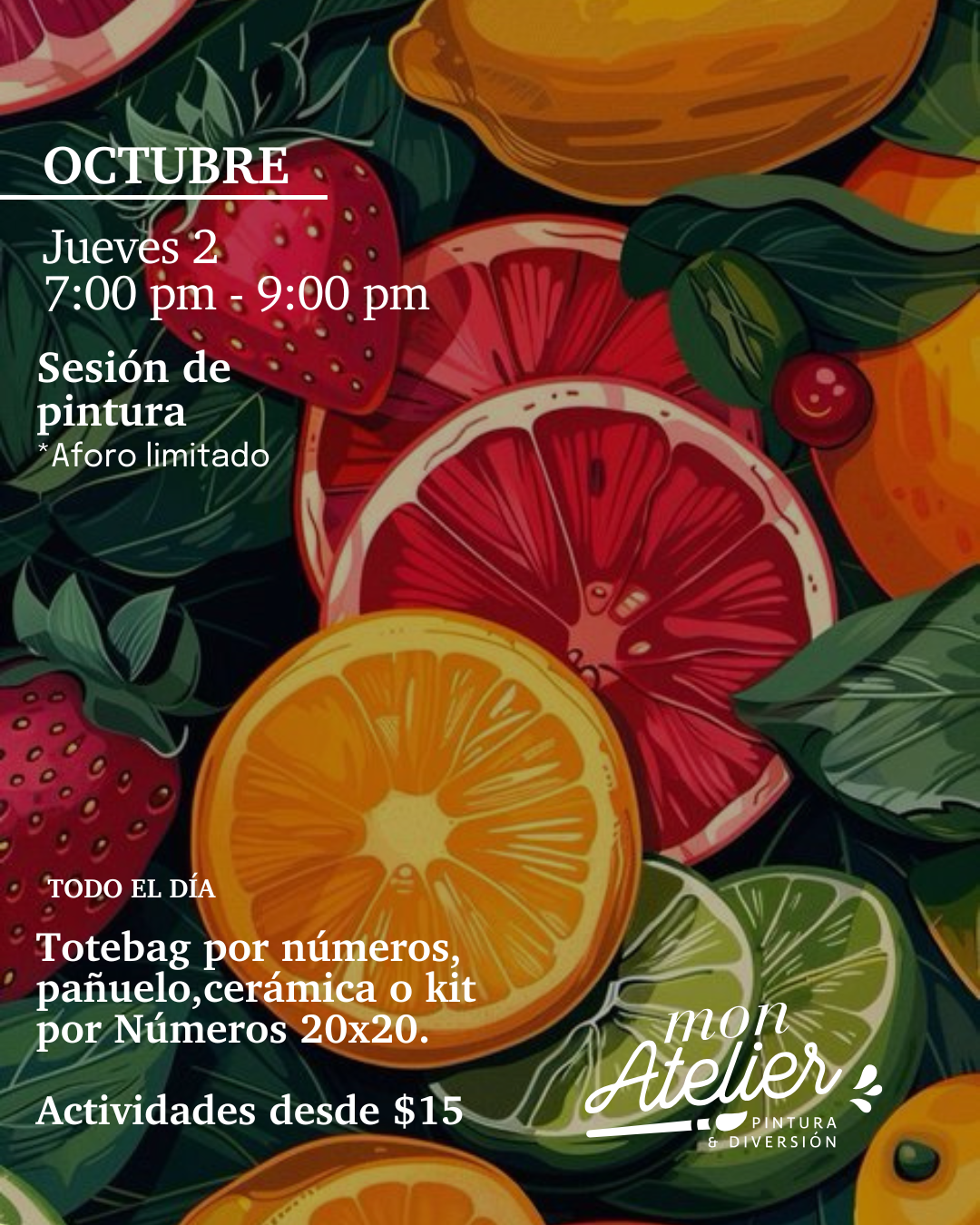 Actividad de Pintura en Quito – Jueves 02 de Octubre