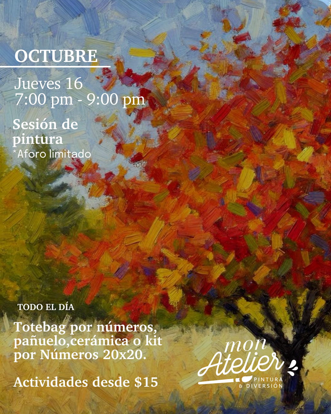 Actividad de Pintura en Quito – Jueves 16 de Octubre