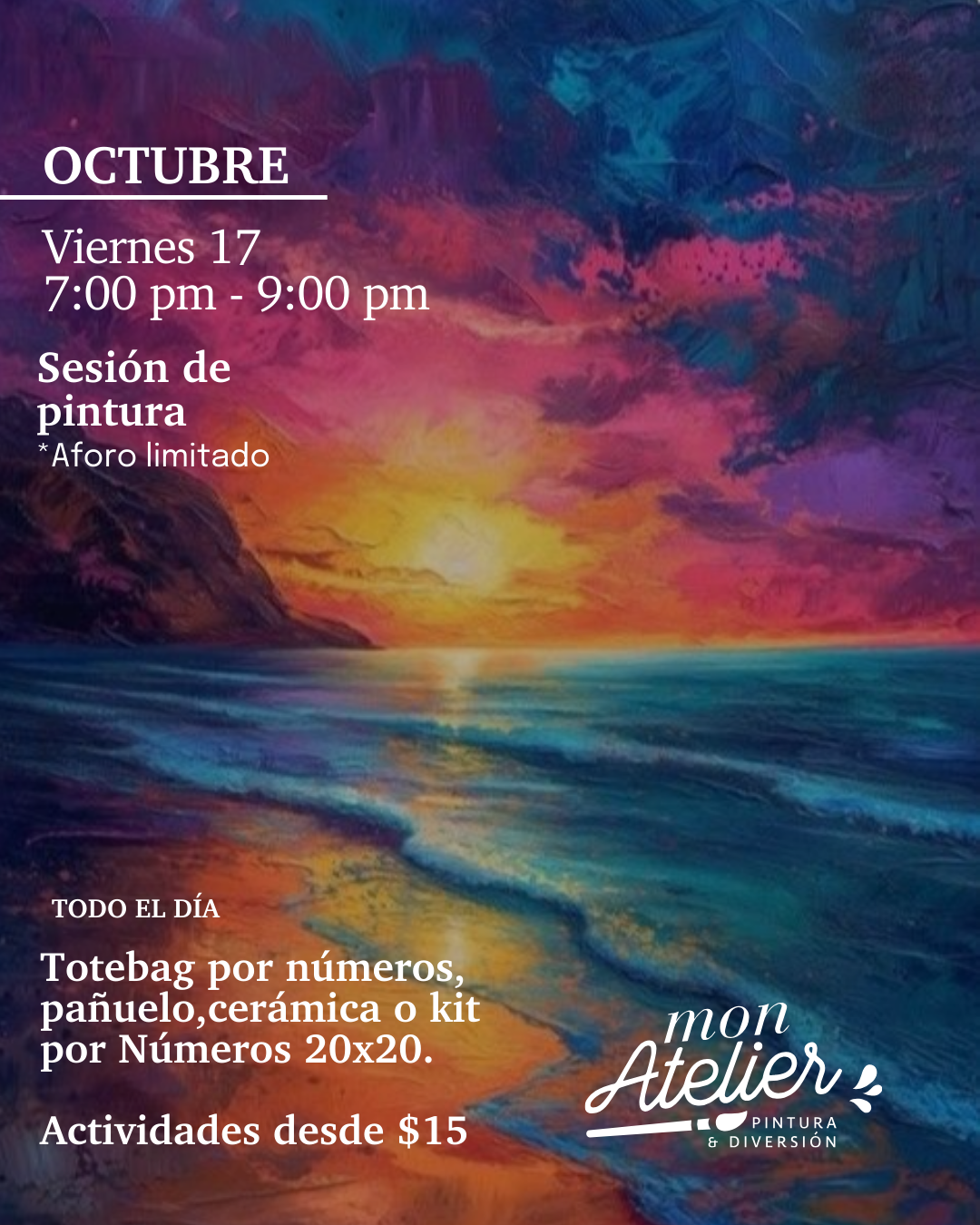 Actividad de Pintura en Quito – Viernes 17 de Octubre