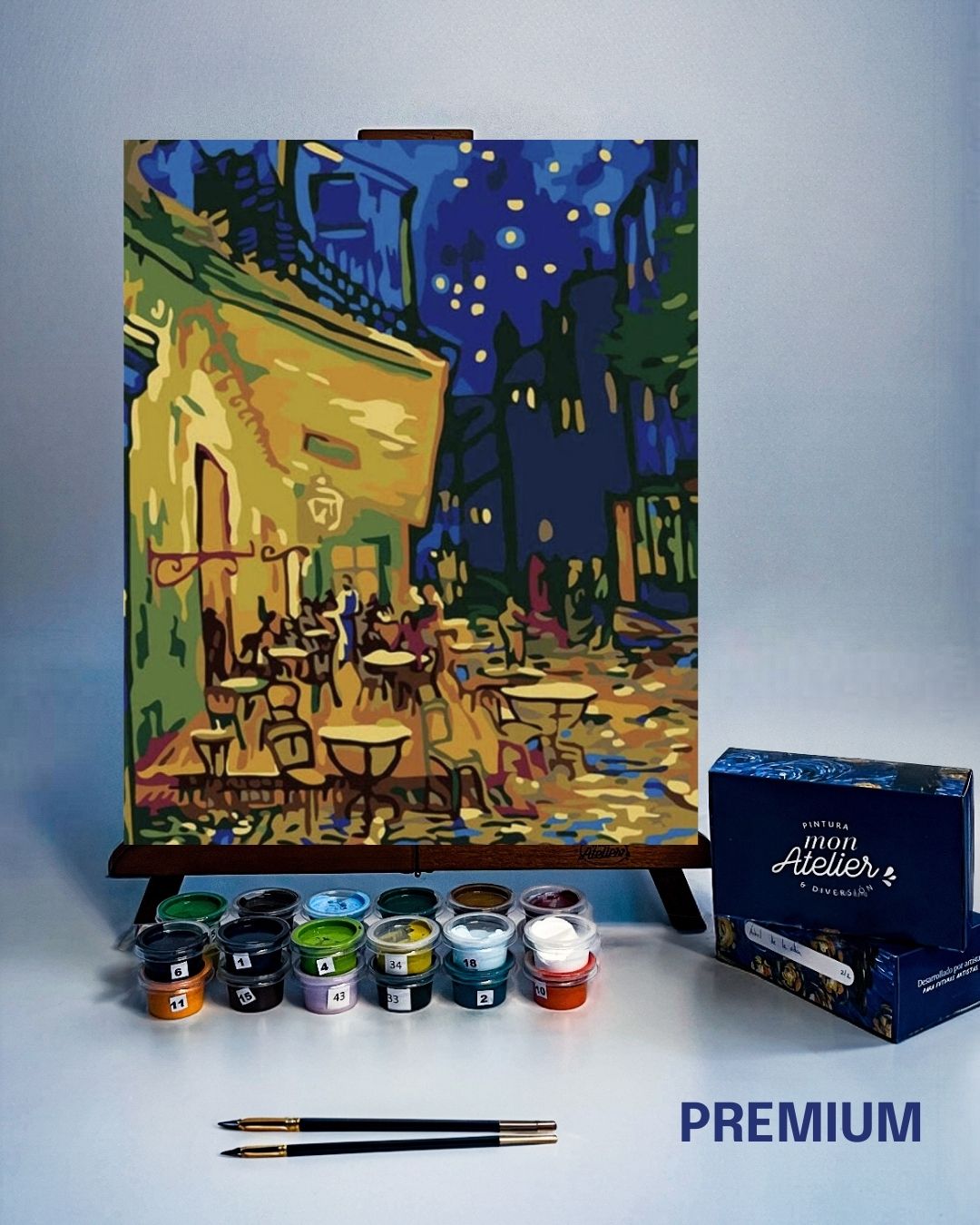 PINTURA POR NÚMERO - TERRAZA CAFE