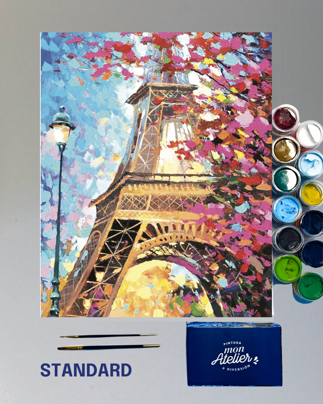 PINTURA POR NÚMERO- TORRE EIFFEL