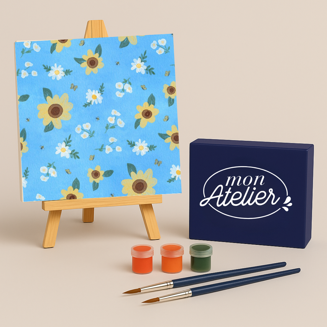 PINTURA POR NÚMEROS 20X20cm C25