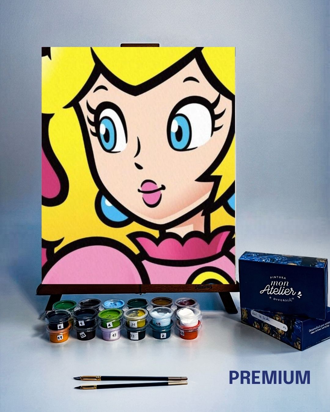 PINTURA POR NÚMERO- PRINCESA PEACH