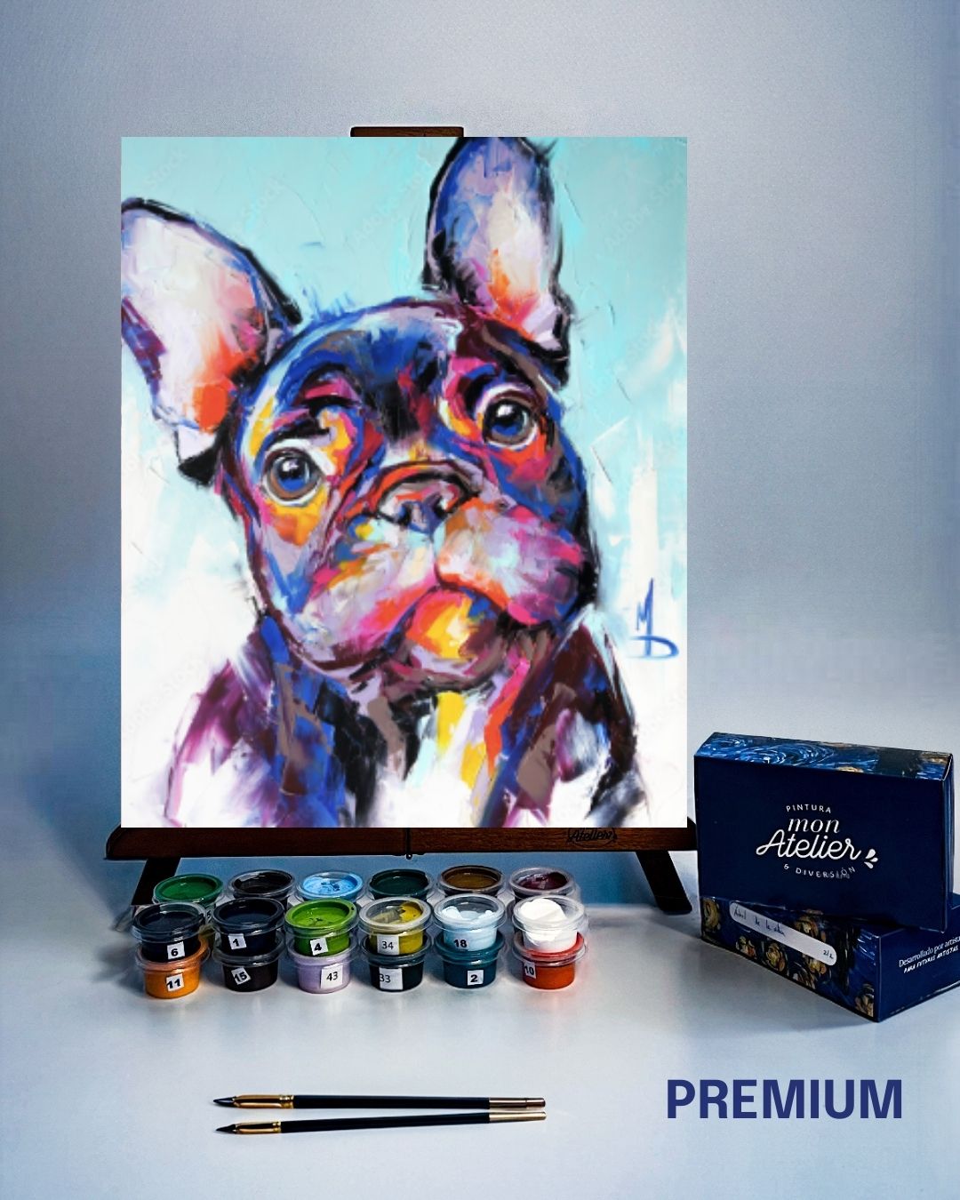 PINTURA POR NÚMERO - FRENCH BULLDOG
