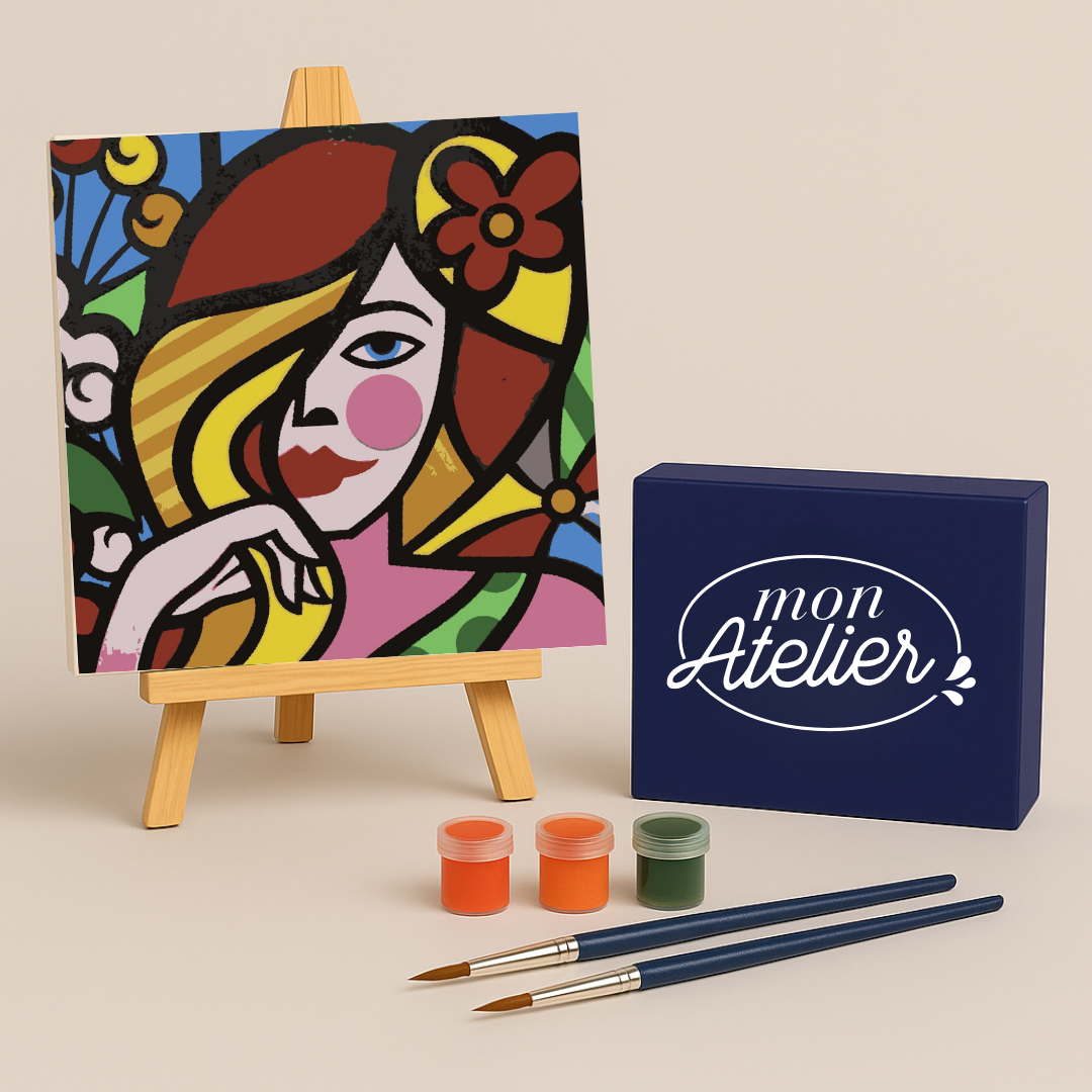 PINTURA POR NÚMEROS 20X20cm C27