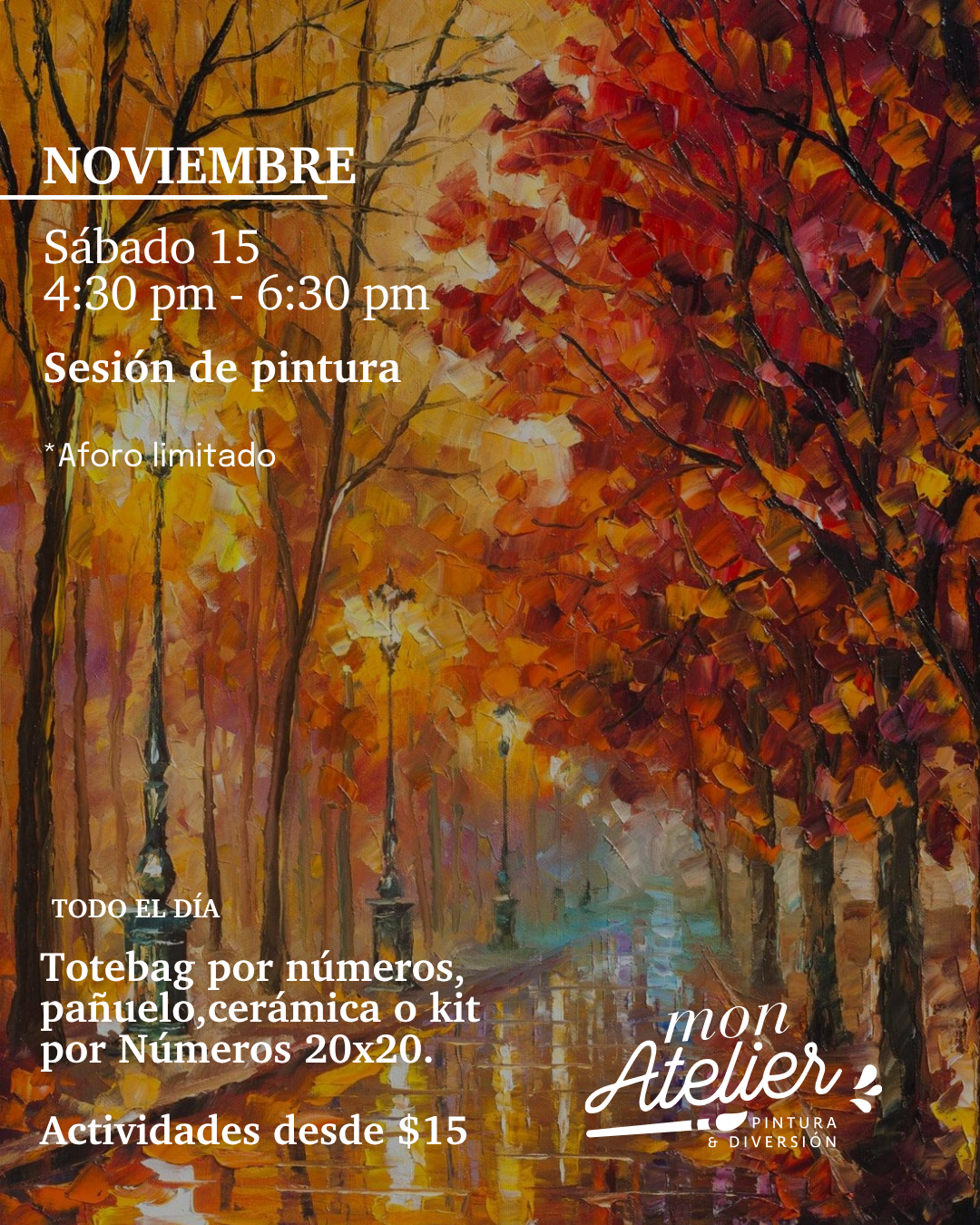 Actividad de Pintura en Quito – Sábado 15 de Noviembre