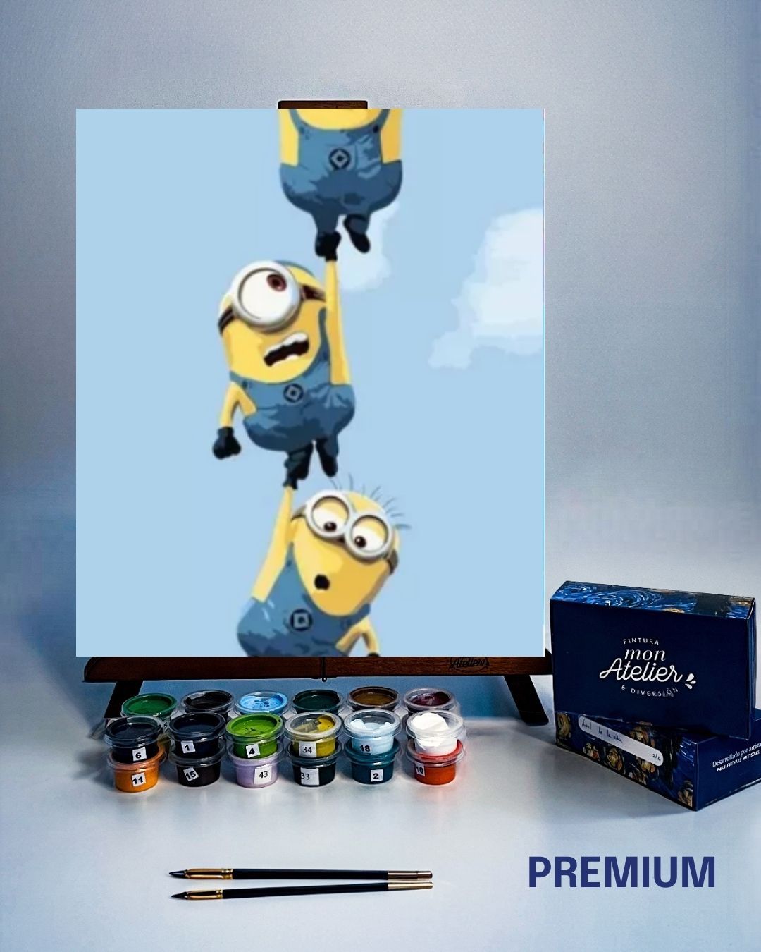 PINTURA POR NÚMERO - MINIONS