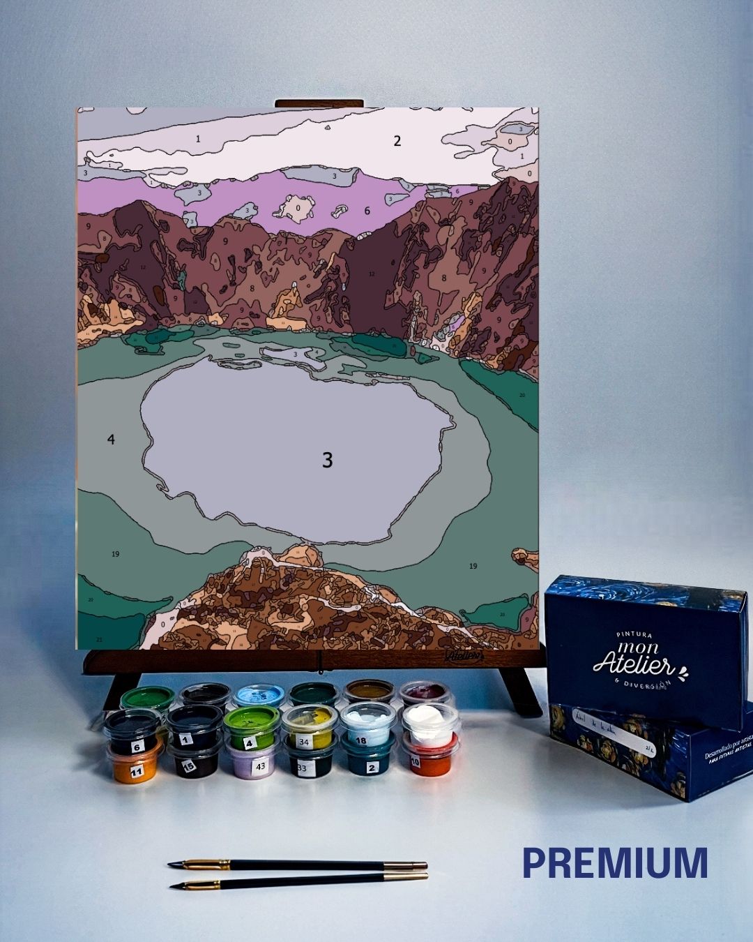 PINTURA POR NÚMERO - QUILOTOA