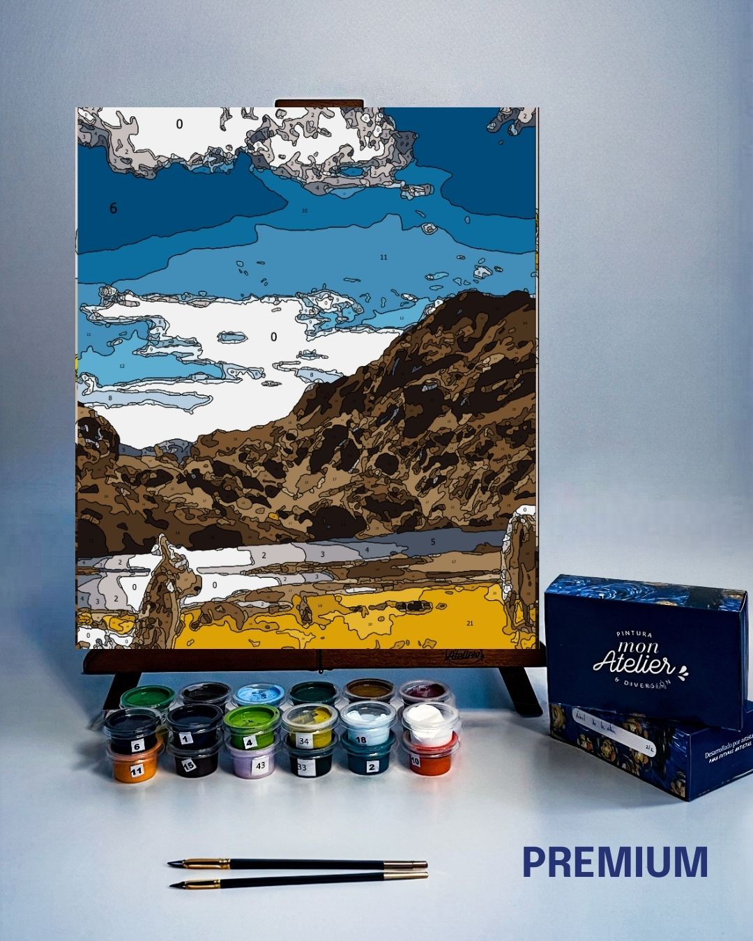 PINTURA POR NÚMERO - EL CAJAS