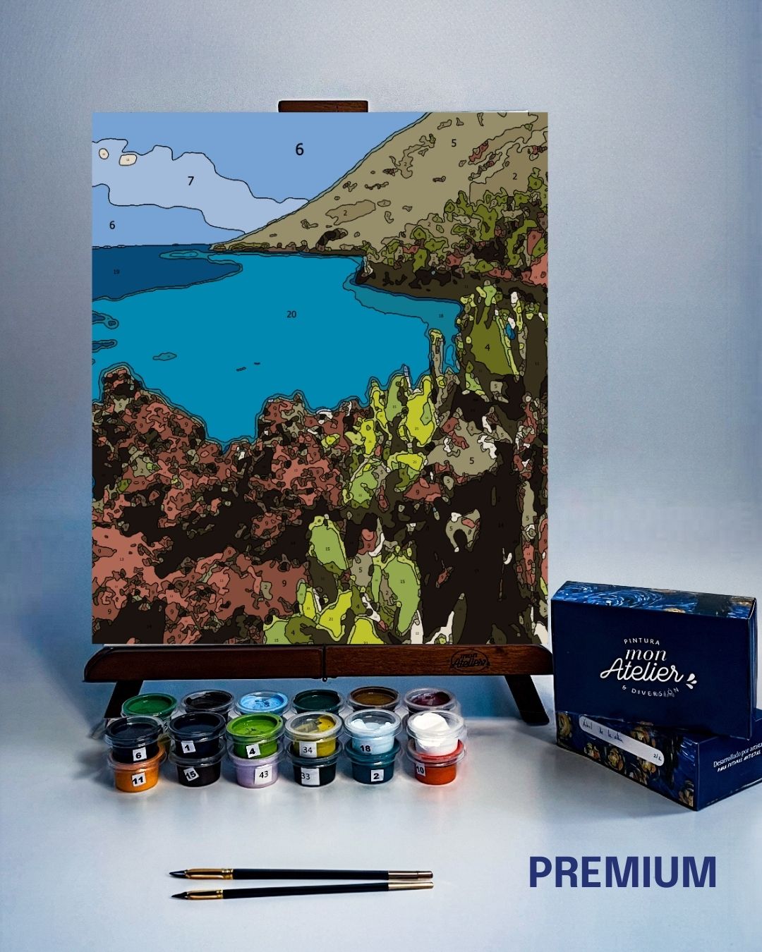 PINTURA POR NÚMERO - ISLA RABIDA