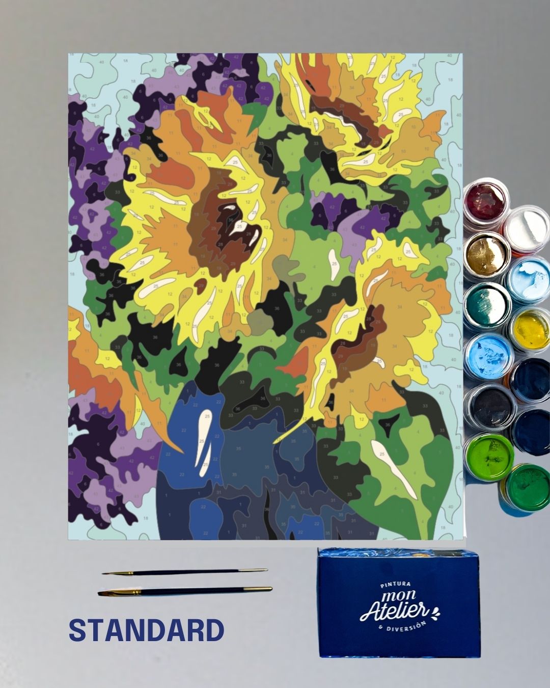 PINTURA POR NÚMERO STANDARD - GIRASOL