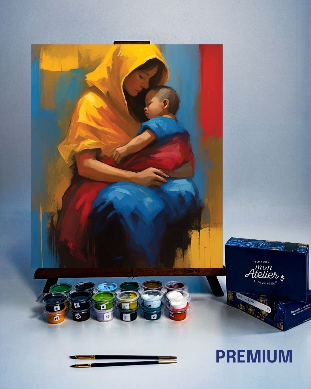 PINTURA POR NÚMERO - MADRE