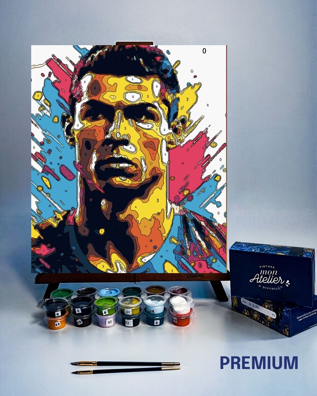 PINTURA POR NÚMERO - CR7