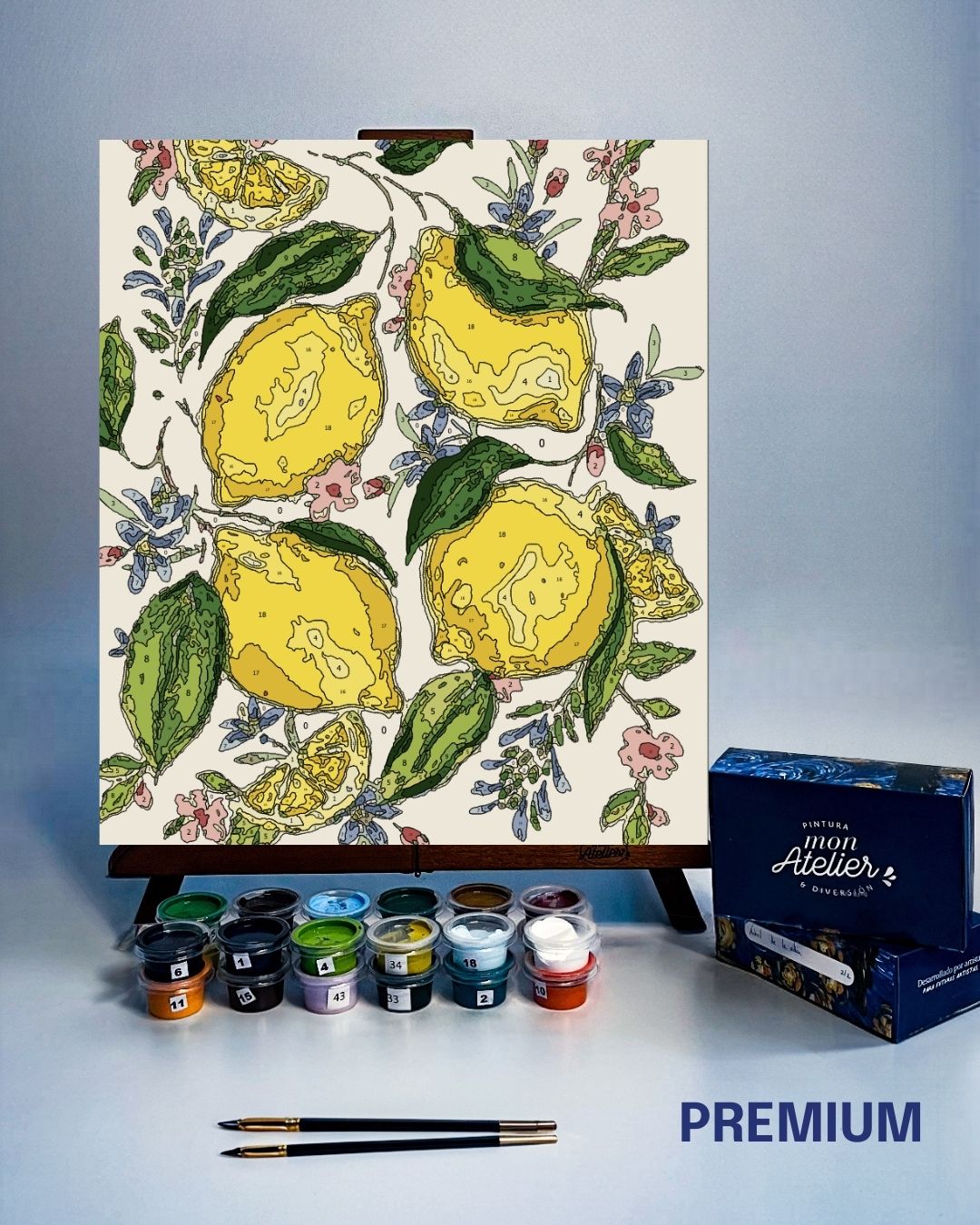 PINTURA POR NÚMERO - VERANO CITRICO