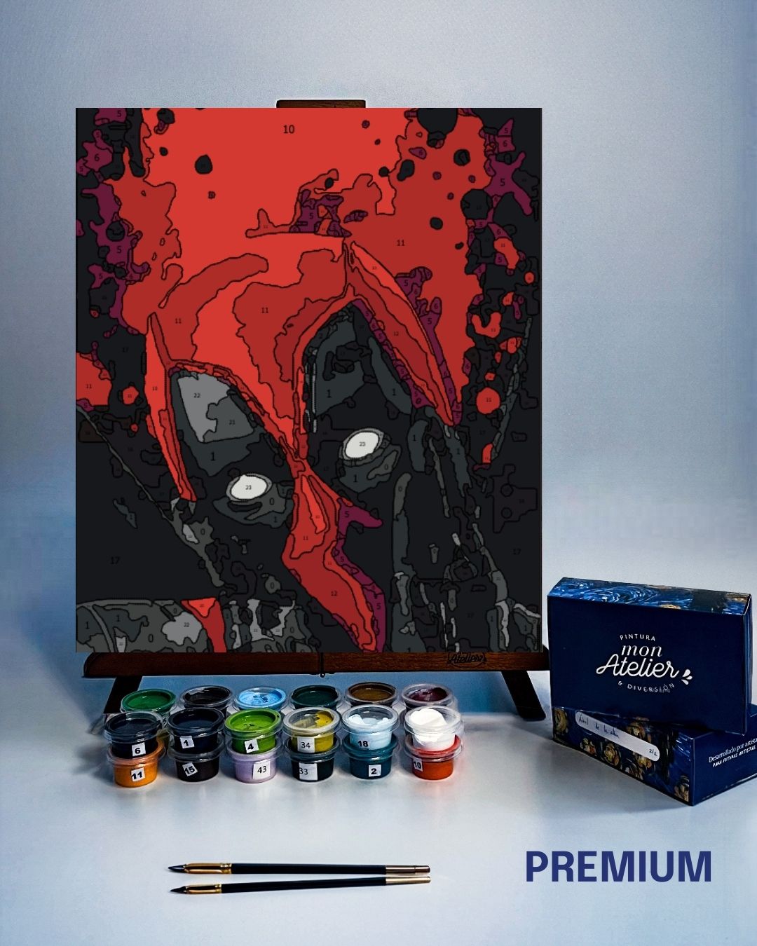 PINTURA POR NÚMERO - DEAD POOL