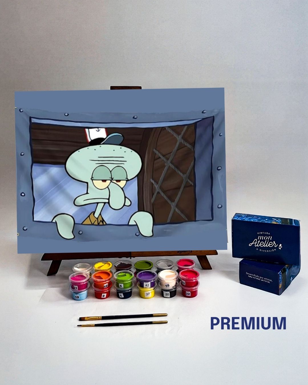 PINTURA POR NÚMERO - CALAMARDO TENTACULOS