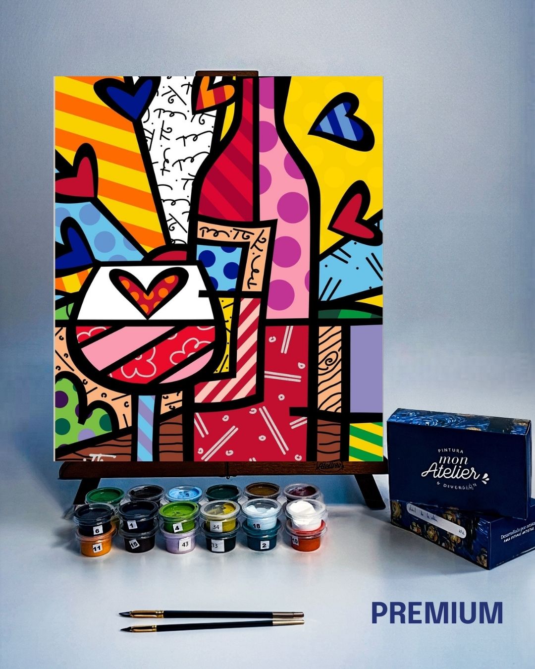 PINTURA POR NÚMERO - TINTO Y TRAZO