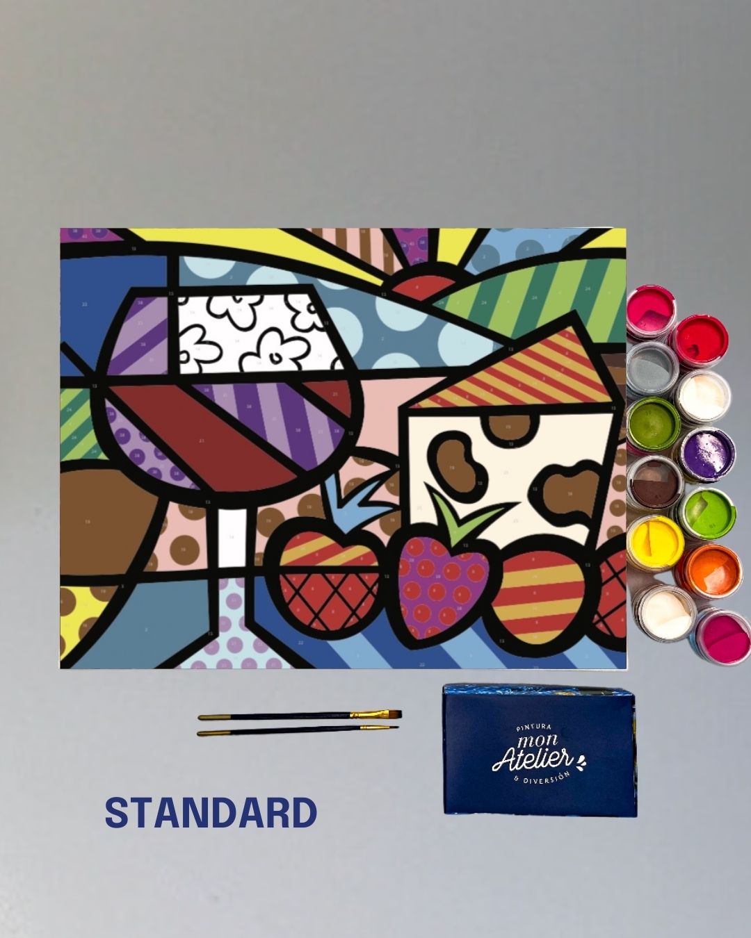 PINTURA POR NÚMERO STANDARD - COPA BRITO