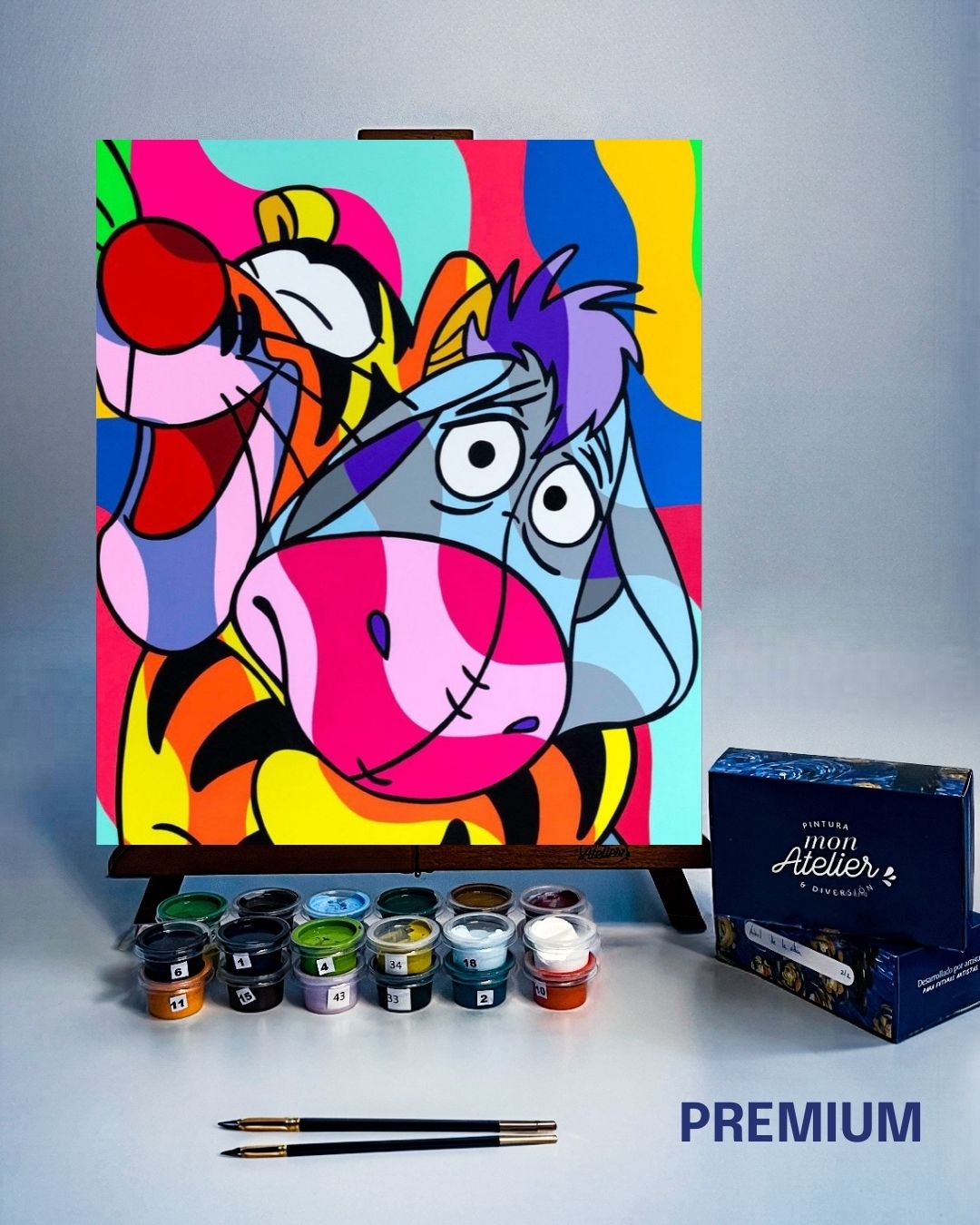 PINTURA POR NÚMERO - IGOR Y TIGER