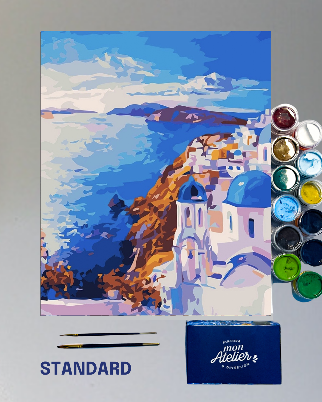 PINTURA POR NÚMERO- SANTORINI