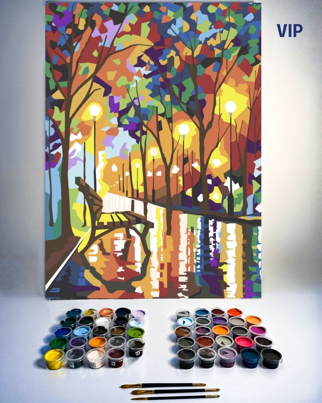 PINTURA POR NÚMERO VIP - PARQUE DE COLORES