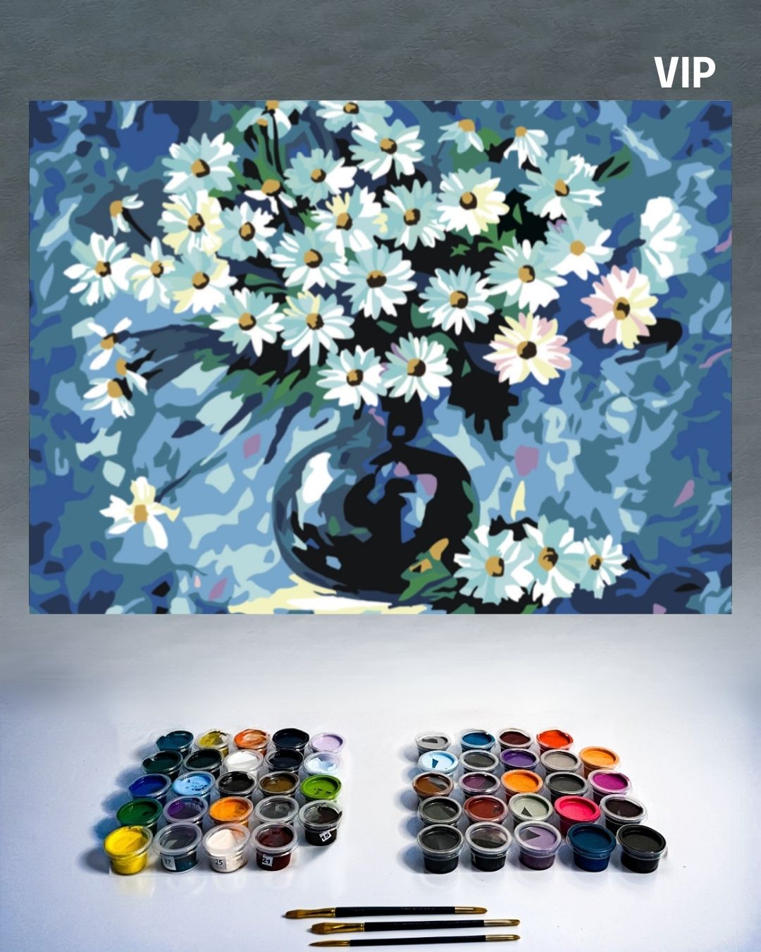 PINTURA POR NÚMERO VIP - FLORERO