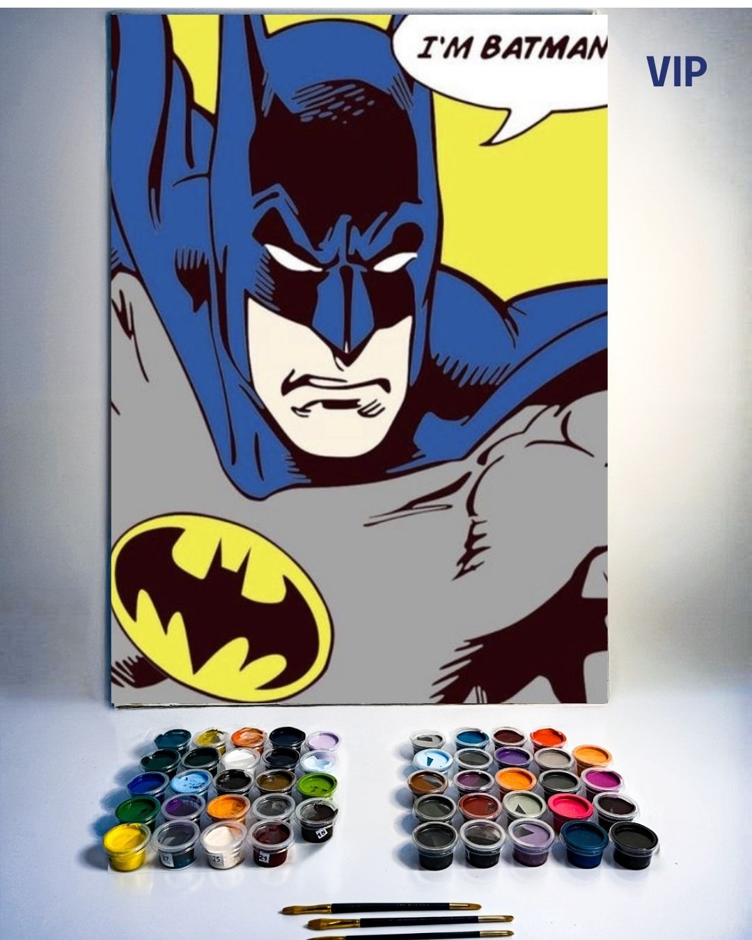PINTURA POR NÚMERO VIP - BATMAN