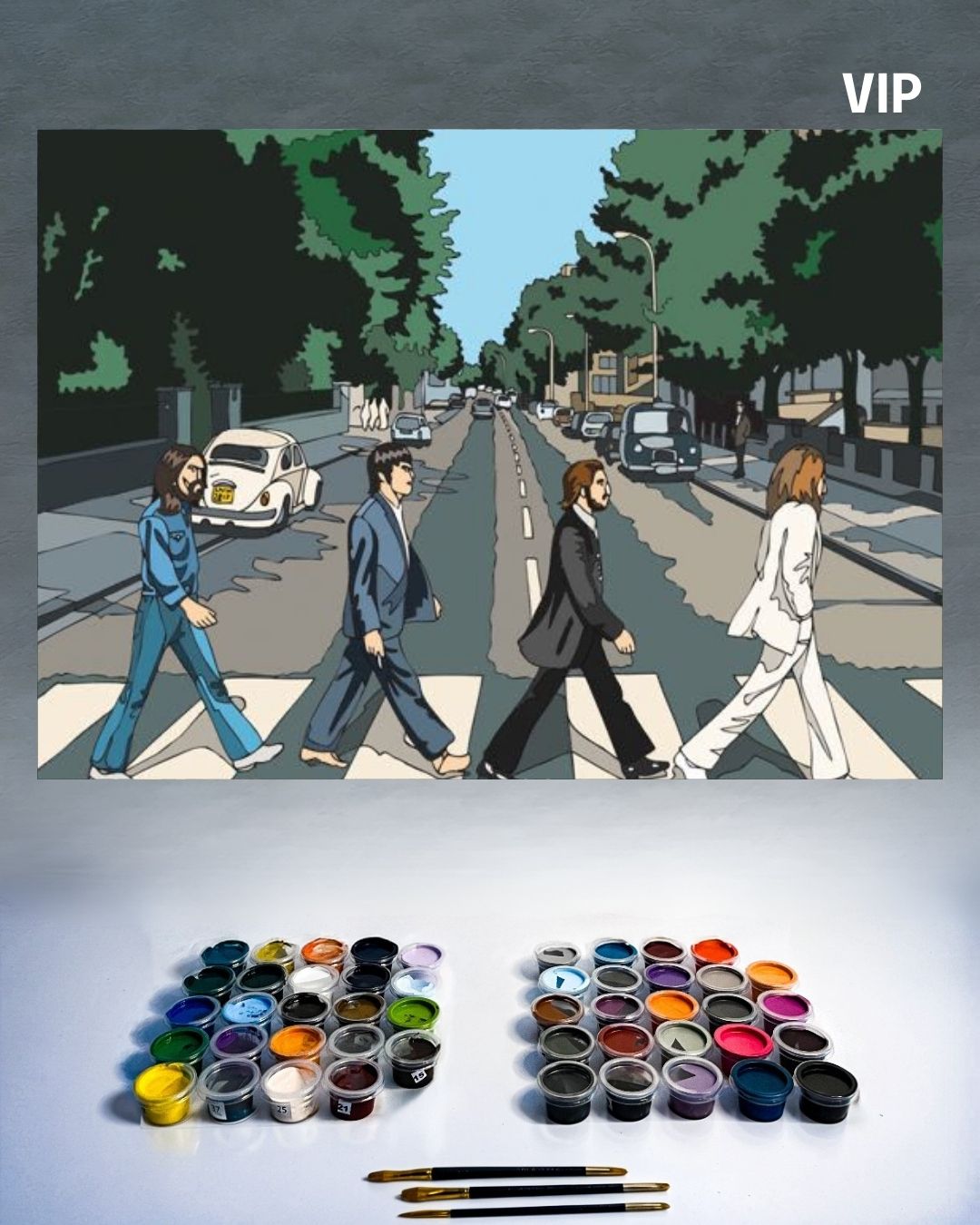PINTURA POR NÚMERO VIP - THE BEATLES