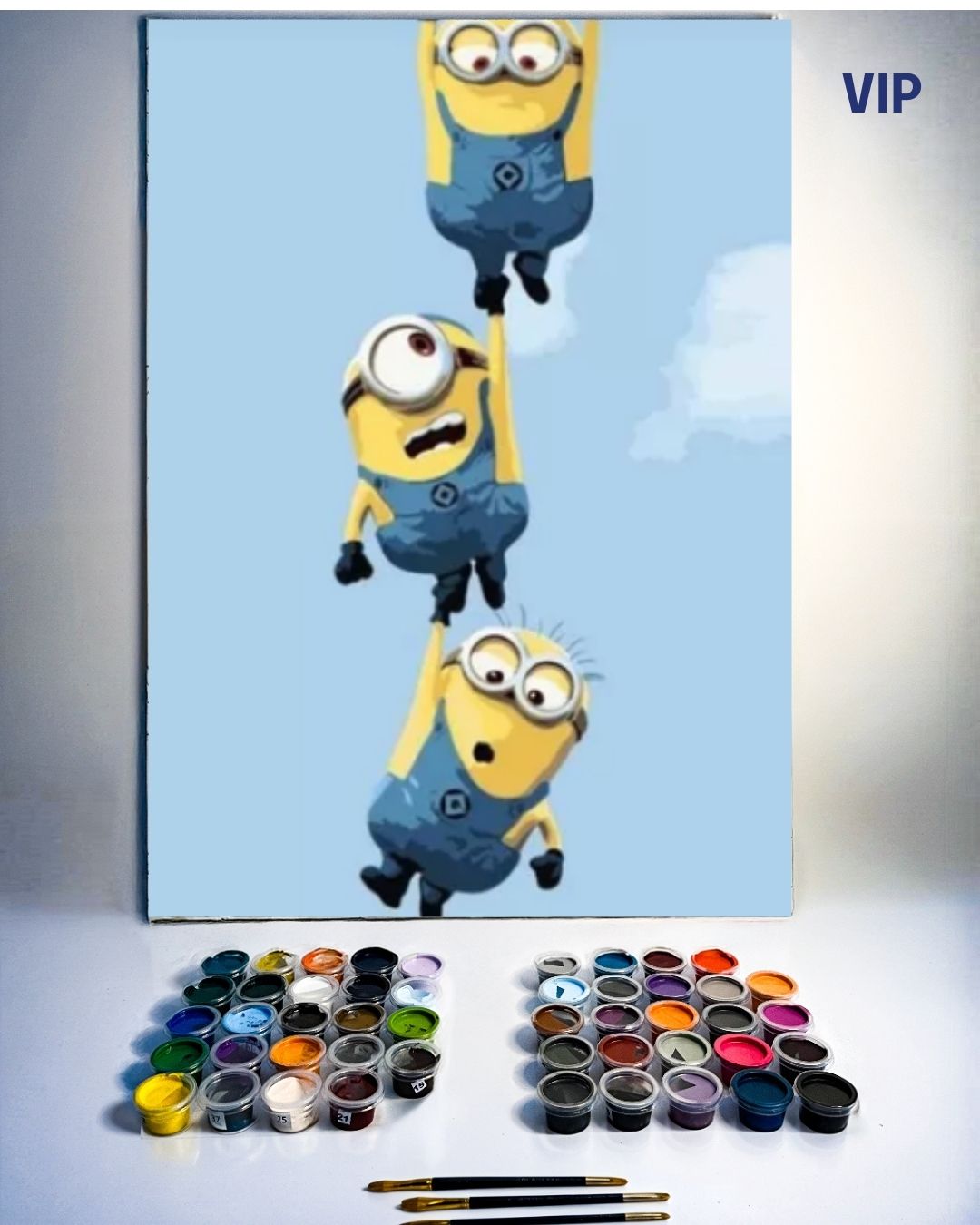 PINTURA POR NÚMERO VIP - MINIONS