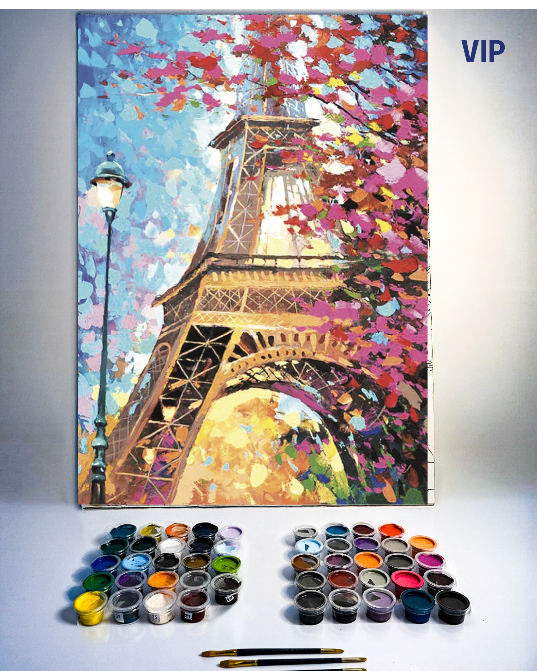PINTURA POR NÚMERO- TORRE EIFFEL