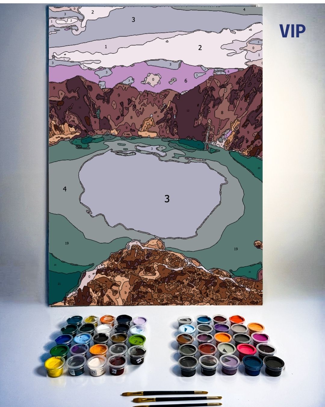 PINTURA POR NÚMERO VIP - QUILOTOA