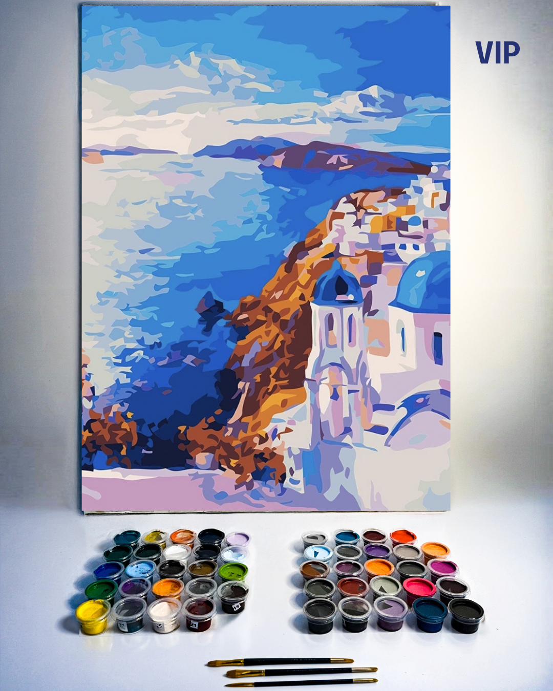 PINTURA POR NÚMERO- SANTORINI