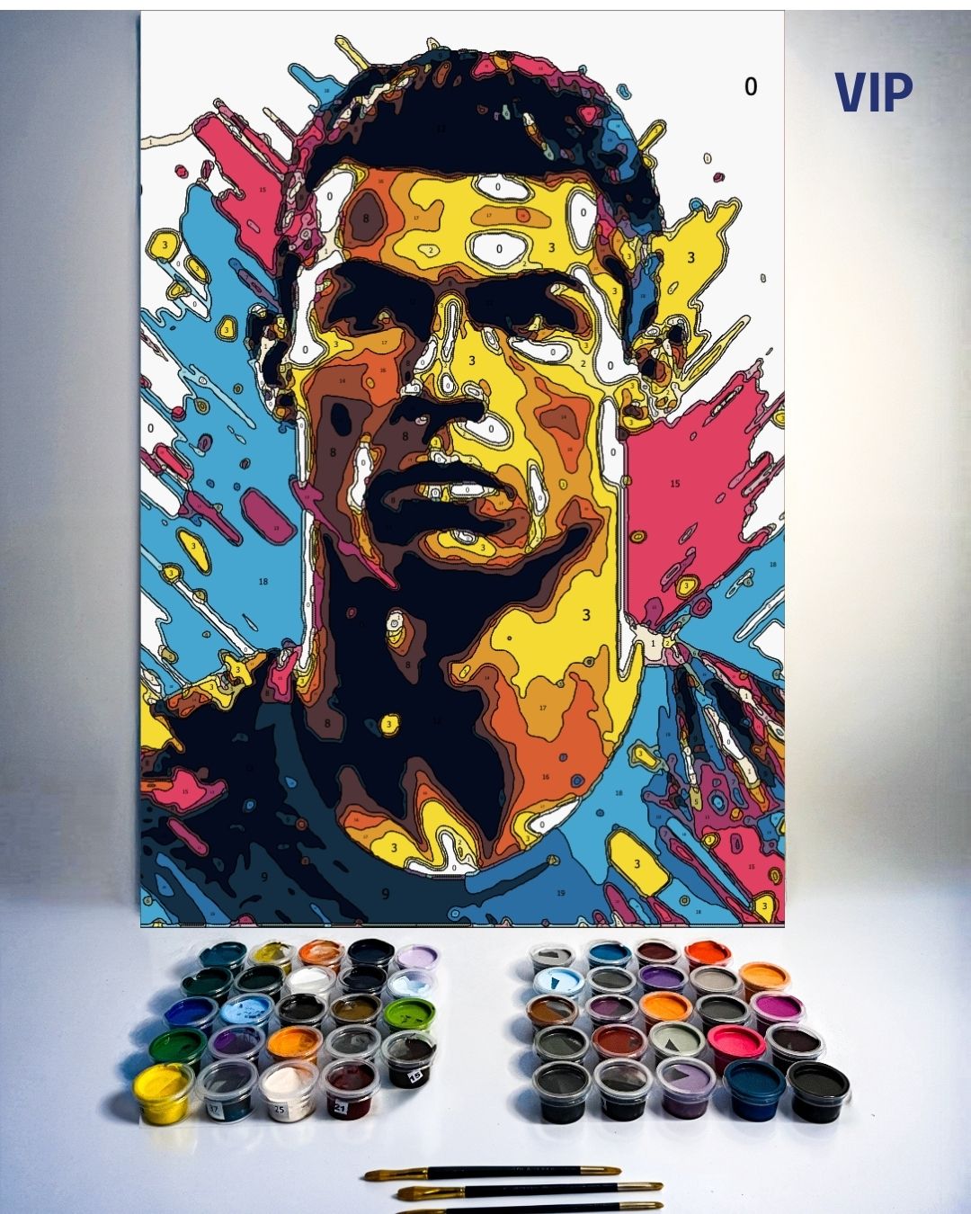 PINTURA POR NÚMERO VIP - CR7